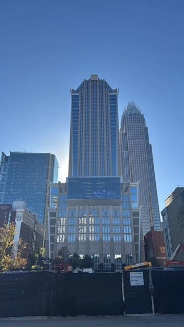 Uptown Charlotte skyline in North Carolina